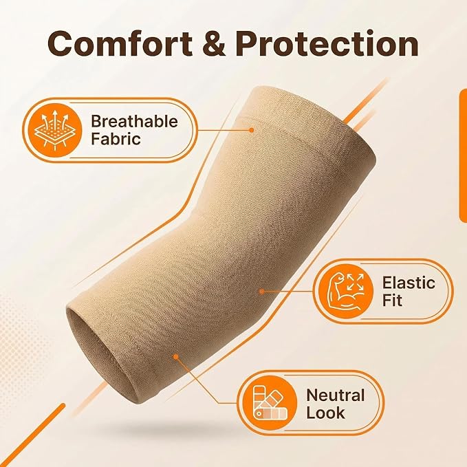 Tattoo Cover Up Sleeves 2 Pairs – Forearm Compression Sleeve Tattoo Sleeve Cover, Breathable UV Protection Arm Sleeves