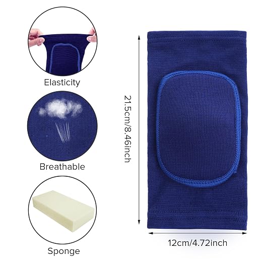 COMNICO Arm Brace Pads Elbow Protector Strap Pair, Breathable Anti-Collision Sponge Tendonitis Fitness Volleyball Basketball Tennis Golfers Knee Support Band for Kids Men Women Elderly