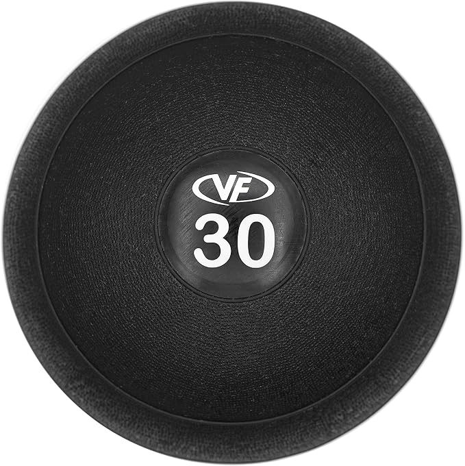 Valor Fitness Slam Ball - Durable Weighted Ball for Crossfit, Strength Training, HIIT, and Cardio Workouts, Non-Bounce Design, Multiple Weights Available