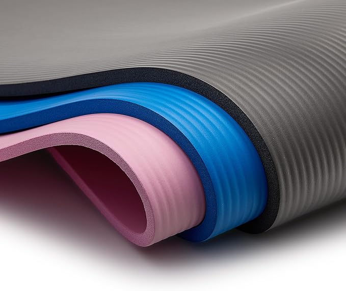 Sunny Health & Fitness Exercise Yoga Mats - Non-Slip Support for Home & Gym