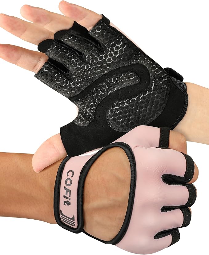 COFIT Breathable Workout Gloves, Antislip Weight Lifting Gym Gloves for Men Women, Superior Grip & Palm Protection for Weightlifting, Fitness, Exercise, Training