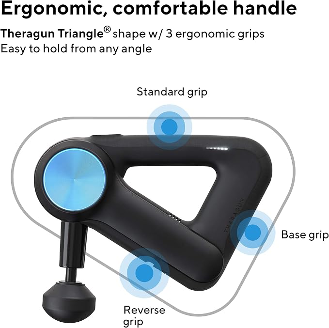 Theragun G3PRO Percussive Therapy Device, Handheld Deep Tissue Professional Massager 50% Quieter than G2PRO Muscle Stimulator For Pain Relief, Recovery, Enhance Performance & Energize The Body