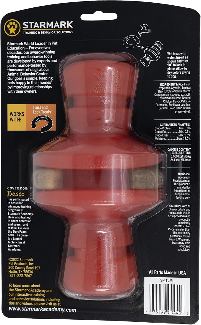 Twist and Lock Roller Interactive Dog Toy