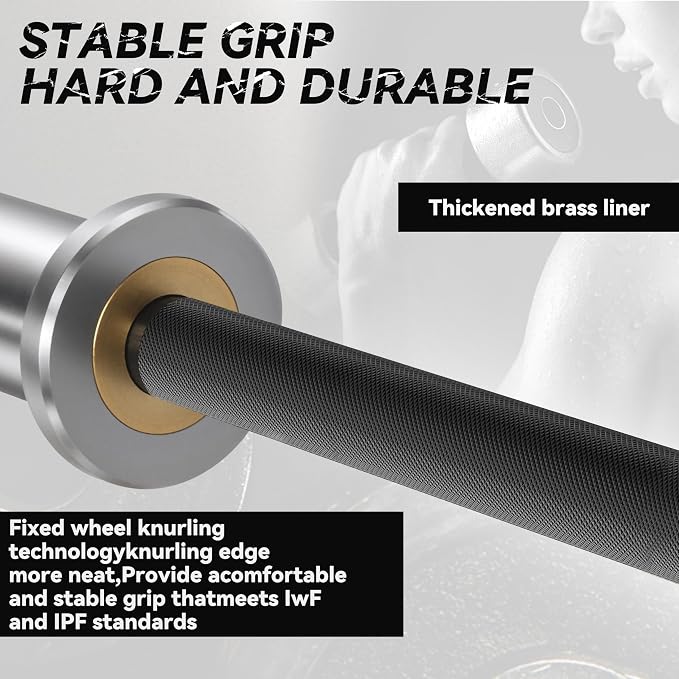 EVERYMATE 5LB Mini Barbell Bar Beginner Women Kid Barbell Total Body Workout Weighted Bar,for Strength Training, for Youth Children New Weightlifting