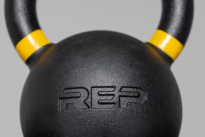 REP Fitness Single Kettlebells Weight Range, Cast Iron, Strength Training, Power Workout Equipment, Home Gym, Free Weights, Dumbbell Alternative, Exercise, Men, Women