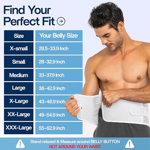benoo Back Brace Belt, Men & Women Lower Back Pain Relief (Large 38-42.9") | Sciatica Lumbar Support Belt, Adjustable Back Support Brace for Work & Daily Use, All-Day Comfort & Heavy-Duty Compression
