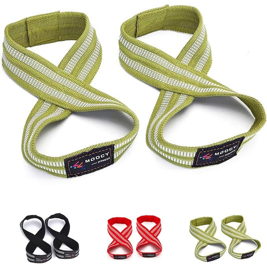 Figure 8 Lifting Straps for Deadlift,Weightlifting,Strongman,& Cross Training Strong Weightlifting Wrist Wraps