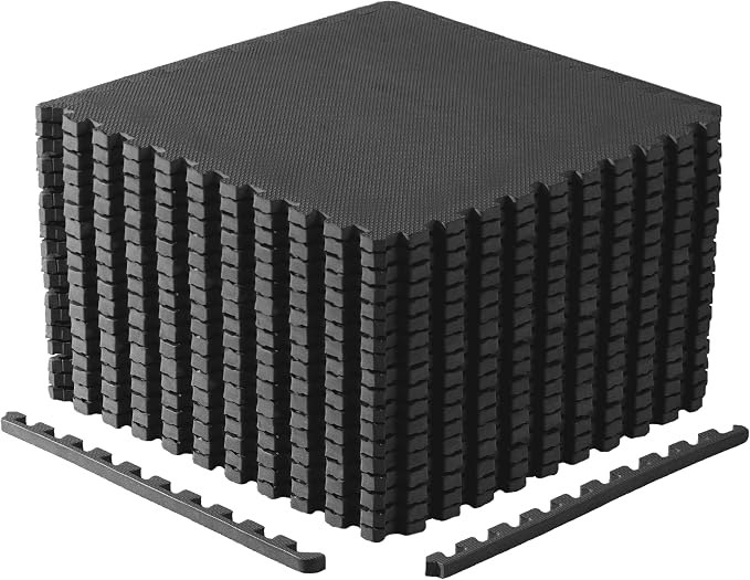 CAP Puzzle Exercise Mats | 3/4” Thick EVA Interlocking Foam Tiles for Home Gym Flooring | Multiple Options