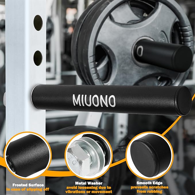 Weight Plate Holder, Power Rack Attachments for Olympic 2-Inch Weight Plate Storage, Fits 2x2, 2x3, 3x3 Power Cages with 1" or 5/8" Holes
