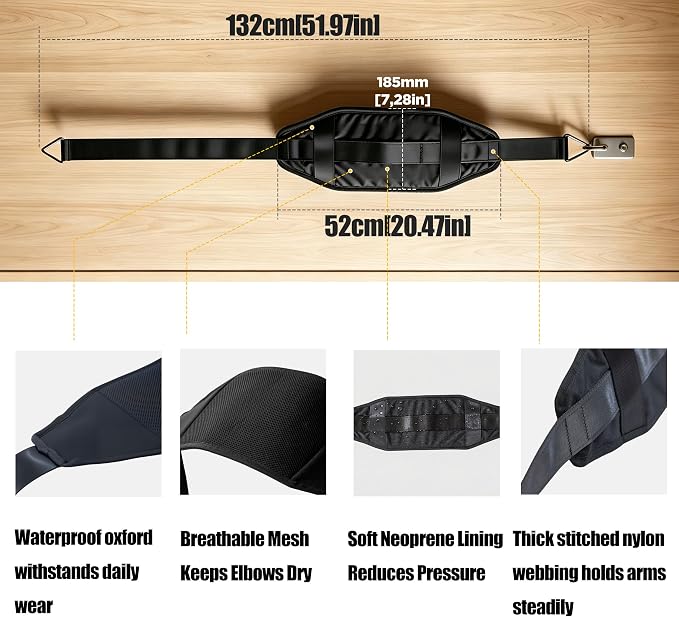 Wall Mounted Pull Up Bar, Carbon Steel Doorway Chin Up Bar for Home Gym | Reinforced plate supports fit joists and studs, creating a stable space-saving upper-body strength training station.