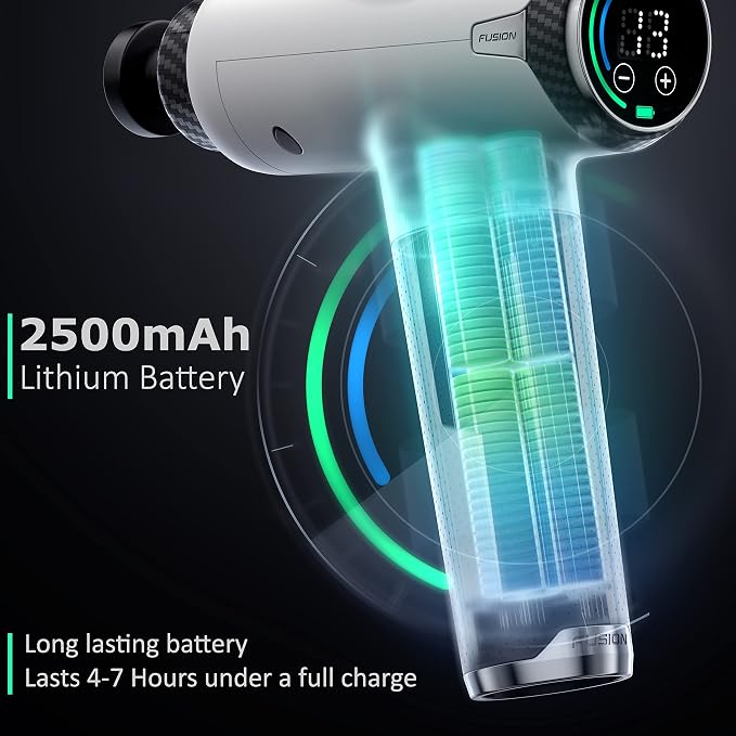 Deep Tissue Massage Gun for Athletes - Percussion Muscle Massager for Pain Relief and Relaxation - Chiropractor Body Massager