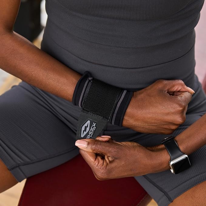 Shock Doctor Compression Knit Wrist Sleeve with Strap