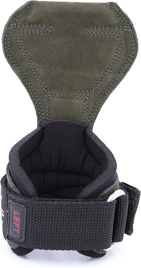 Cobra Grips Weight Lifting Gloves with Adjustable Neoprene Padded Wrist Wraps - Heavy Duty Alternative to Power Lifting Hooks for Deadlifts