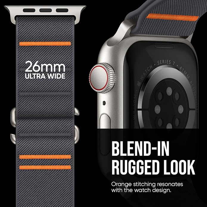 Suitisbest 2 Pack Sport Band Compatible with Apple Watch Ultra Band 49mm 46mm 45mm 44mm 42mm 41mm 40mm 38mm, Stretchy Sport Loop Strap for iWatch Series 11 10 9 8 7 6 5 4 3 2 1, SE 3 2 1, Ultra 3 2 1