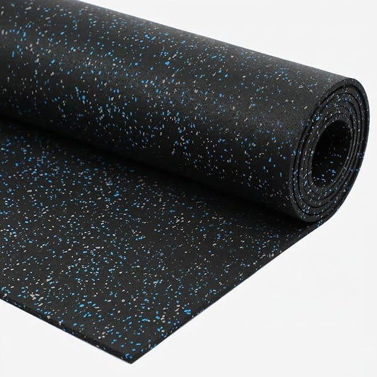 Flooring Inc's 1/4" Thick Tough Rubber Flooring Roll | Flexible Recycled Rubber Floor Mats for Home Gym | Heavy Duty Rubber Mat for Home Gyms, Sheds, Horse Stall Mat or Trailer