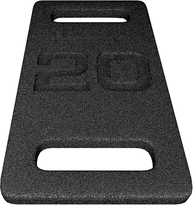 HULKFIT Cast Iron Weight Plate for Strength Training, Weighted Walking, Hiking, Rucking, Squats & Home Gym Exercises