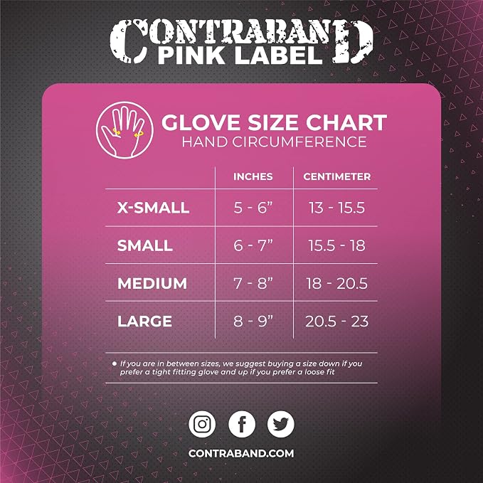 Contraband Pink Label 5437 Womens Extreme Grip Weight Lifting Gloves w/Heavy Rubber Padded Palm (Pair) - Heavy Duty Palm w/Griplock Silicone & Rubber Grip Pads for Gym Workouts