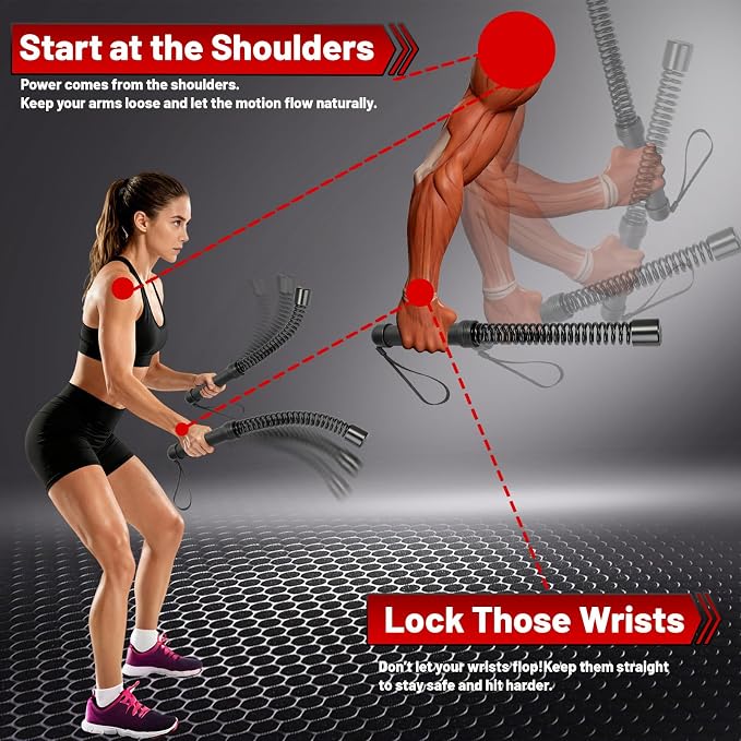 Cordless Battle Ropes (2-Pack) Portable Workout Ropes for HIIT Workouts,Cardio & Muscle Training,Low-Impact Cardio Training,Home Gym Equipment for Men & Women(1.9LB x 2) (1.8LB*2)