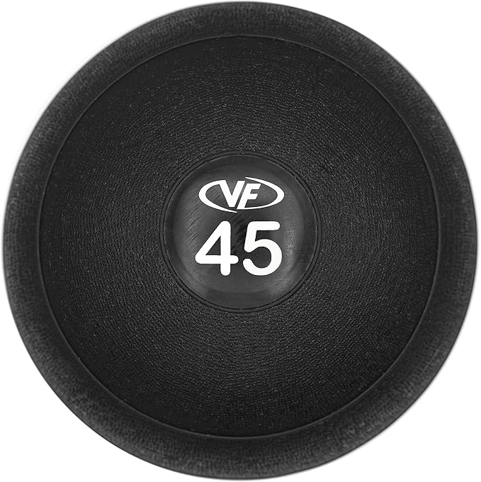 Valor Fitness Slam Ball - Durable Weighted Ball for Crossfit, Strength Training, HIIT, and Cardio Workouts, Non-Bounce Design, Multiple Weights Available