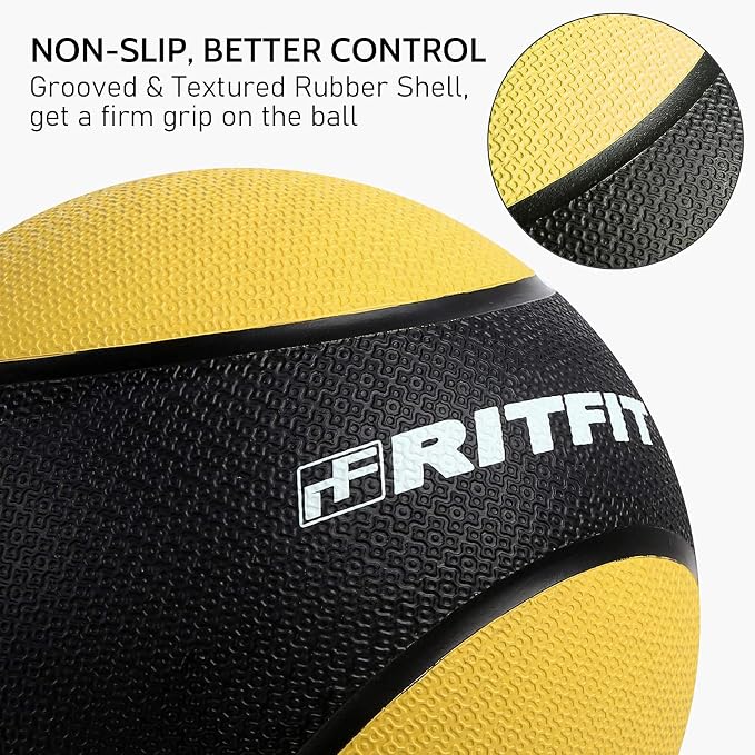 RitFit Balance Training, Coordination Fitness - Multiple Weights & Colors | Workout Exercise Ball for Core Strength, Balance Training, Coordination Fitness