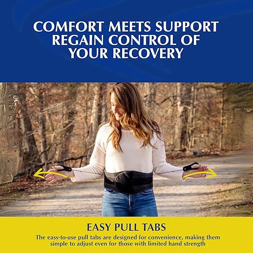 Plus Size LSO Lumbar Support Back Brace, Herniated Disc, L0642 | Plus size lower back support that eases sciatica, bulging disc, degenerative disc disease & back sprain. Men & women