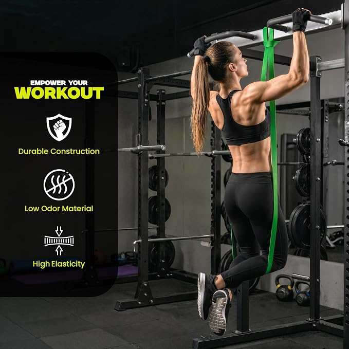 Utopia Fitness Pull Up Bands, Pull Up Resistance Bands Set of 5, Heavy Duty Pull Up Assistance Bands 8-125 lbs, Resistance Bands for Working Out, Strength Training, Physical Therapy for Men & Women