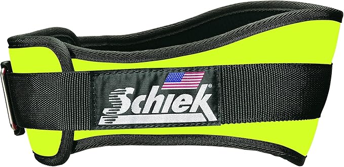 Schiek Sports 2006 Nylon 6 Inches Weight Lifting Belt - Support Belt for Power Lifting