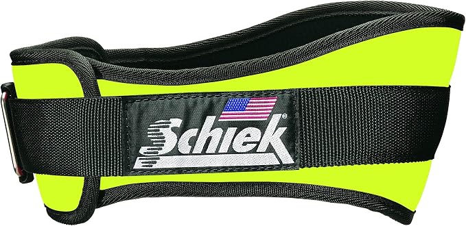 Schiek Sports 2006 Nylon 6 Inches Weight Lifting Belt - Support Belt for Power Lifting