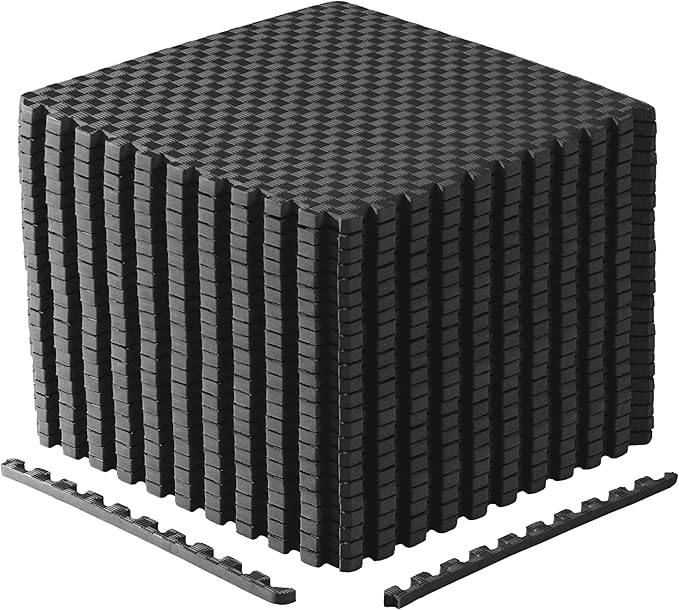 CAP Puzzle Exercise Mats | 3/4” Thick EVA Interlocking Foam Tiles for Home Gym Flooring | Multiple Options