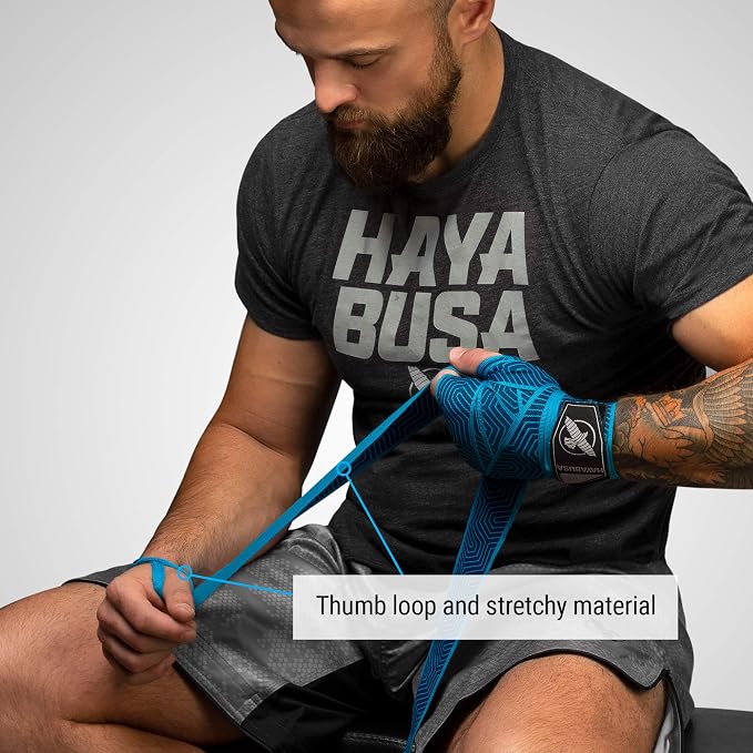 Hayabusa 4.0 Perfect Stretch Boxing Hand Wraps | Boxing Hand Wraps, Boxing Wraps, Muay Thai Hand Wraps, Wrist Wraps Boxing, Hand Wraps for Boxing Gloves, 180 Inch Hand Wraps