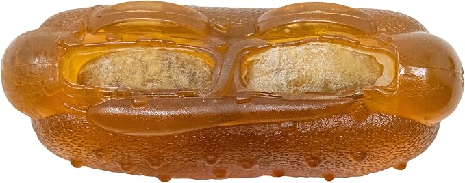 Starmark Treat Ringer Hot Dog Toy for Small Dogs (Pack of 2)