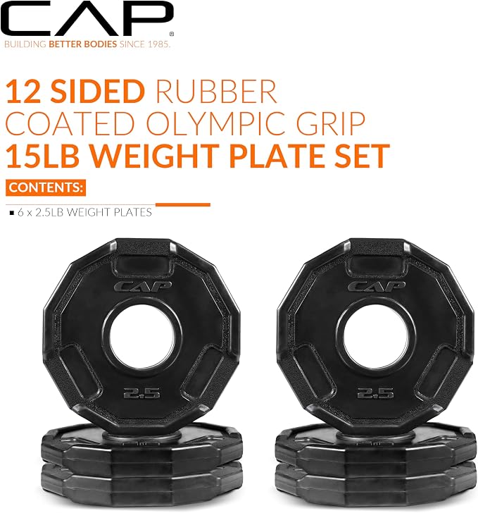 CAP Barbell 2-Inch Olympic Weight Plate | Multiple Options