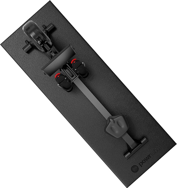 Rowing Machine Mat for Hydrow, Concept 2, Peloton Rower,Treadmill | Extra-thick PVC, Sweat and waterproof, Non-slip surface, 12-month warranty, USA-based support