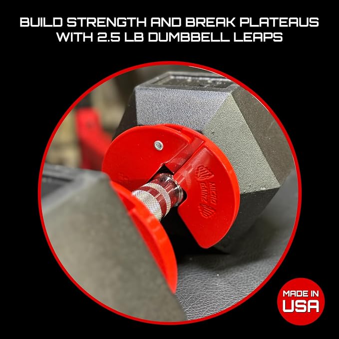 Micro Gainz 1.25LB Dumbbell Fractional Weight Plates, 2-Piece