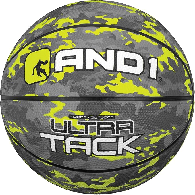 AND1 Mini Basketball Pack Set for Kids (Deflated w/Pump Included): - 7-Inch Premium Youth Size Basketballs, Easy to Grip