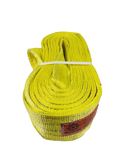 Kennedy Wire Rope & Sling Co. 4" x 16' 2-Ply Twist Eye Polyester Lifting Sling (Various Sizes in Listing) Made in The USA