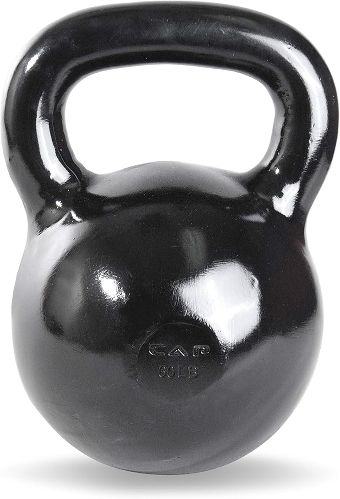 CAP Barbell Black Enamel Coated - Singles and Sets, Multiple Weight Choices