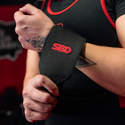 SBD Flexible Wrist Wraps – Supportive & Adjustable for Lifting, Powerlifting & Strength Training – IPF Approved, Made in Great Britain