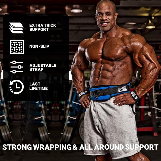 Schiek Sports, Inc. Basic Padded Lifting Straps in Black | Improves grip strength, heavy pulls, padded wrist design, all-day comfort, harbinger lifting straps, lifting atraps