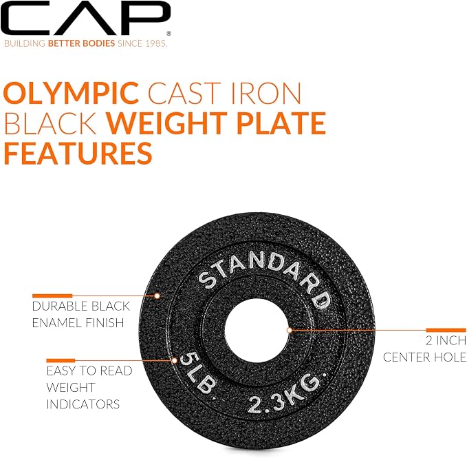 CAP Barbell 2-Inch Olympic Weight Plate | Multiple Options