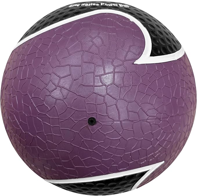 Champion Sports Rhino Elite Medicine Ball – Textured Surface, Superior Grip, Hollow Synthetic Rubber for Consistent Bounce & Durability, Multiple Weights & Colors - Optional Rebounder Sold Separately