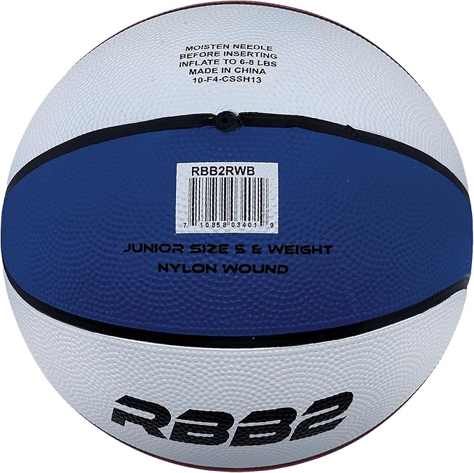 Champion Sports Rubber Basketballs – Durable Indoor & Outdoor Training & Recreational Game Balls, Multiple Sizes & Colors