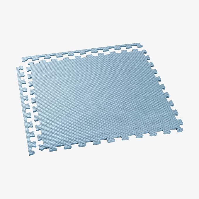 We Sell Mats 1/2-inch Multi-Purpose, Sky Blue, 16 Sq Ft (4 Tiles)