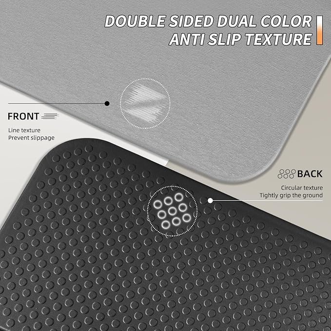 PAIDU Foldable Fitness Yoga Mat | 2/5" (10MM) Extra Thick | SGS Certified Non-Slip TPE | 75x26" Extra Long-Wide | Portable & Easy Store | for Yoga, Pilates, Home Gym & Full-Body Workouts