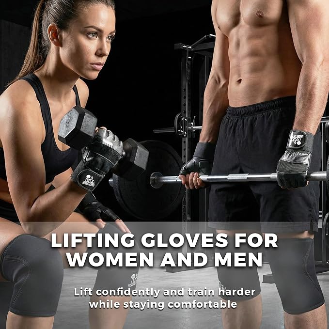 Nordic Lifting Workout Gloves, Weight Lifting Gym Gloves w/Wrist Support