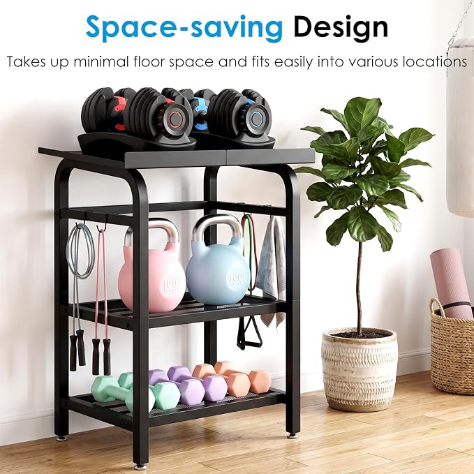 Dumbbell Rack Stand Only, 500LB Capacity for Adjustable Dumbbells, Home Gym