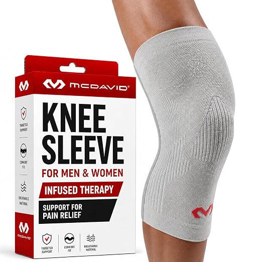 McDavid Infused Therapy Rayon Knit Knee Sleeve With Stays XL