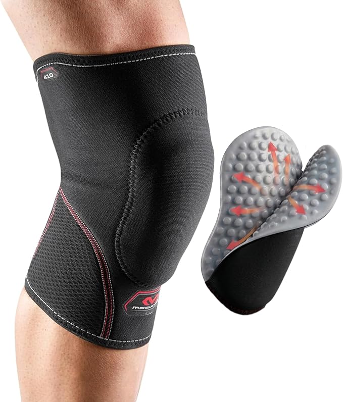McDavid Knee Pad with Thick Gel Insert for Impact Absorption. Compression Sleeve for Support and Protection. Sorbothane Sponge. For Sports and Activities like Wrestling, Volleyball, Lacrosse Gardening, Home Work. Left or Right Knee
