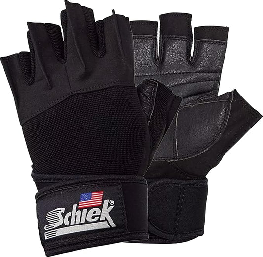 Schiek Sports 540 Platinum Lifting Gloves - Weightlifting Gloves with Wrist Wrap Support for Gym Workouts