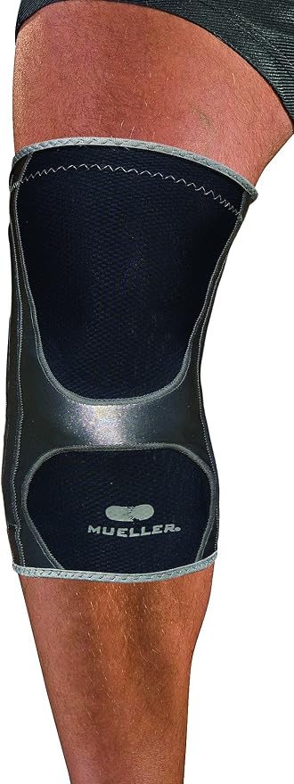 Mueller Sports Medicine Hg80 Knee Support, Knee Pain Relief Support for Men and Women, Ideal for Arthritis, Sprains, Black,